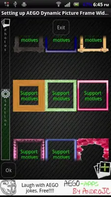 AEGO Dynamic Picture Frame Widget Free android App screenshot 0